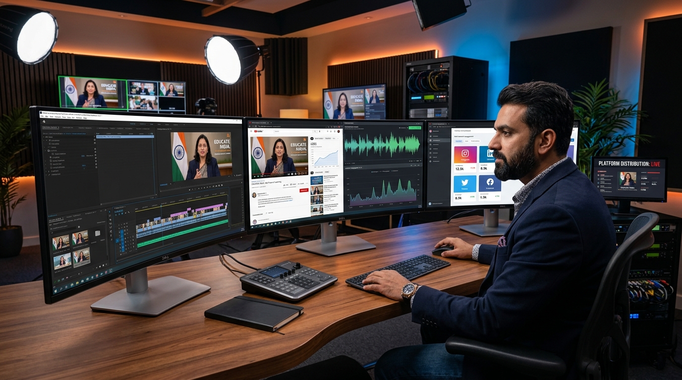 Digital presence and multi-platform distribution